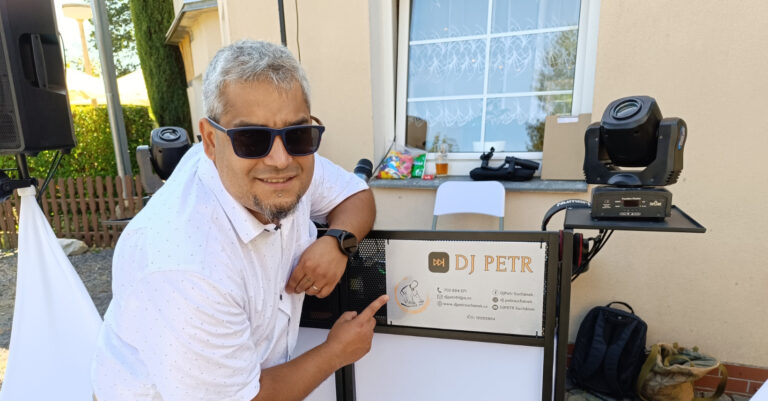 Svatební DJ a moderátor Petr Suchánek.